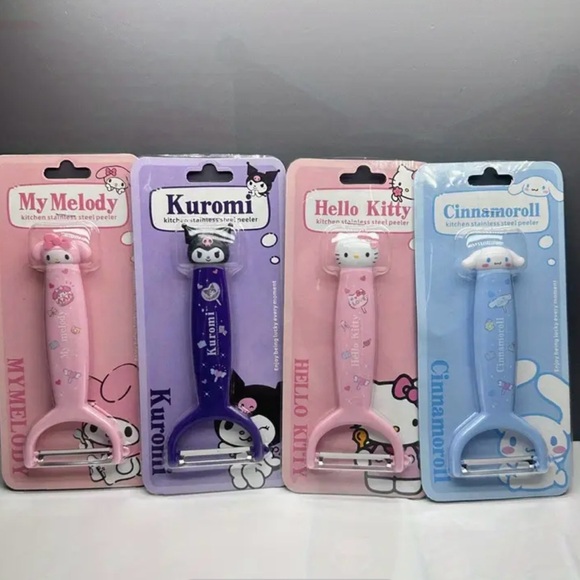 Sanrio KUROMI Stainless Steel Fruit Peeler Tool for Effortless Peel… - Picture 9 of 11